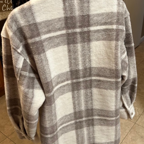 Cardigan jacket heavy sweater . 13% wool - Picture 3 of 4